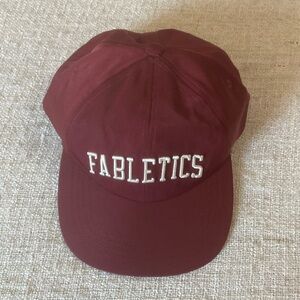 Fabletics The Nylon Hat Adrenaline Red Collegiate Baseball Cap
